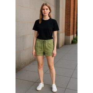 KUT From The Kloth Women Green Shorts MEDIUM